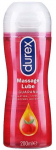Massaaži- ja libestigeel Durex 2 in 1, 200 ml