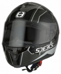 Mootorratta kiiver Speed Race II, XL (61-62 cm), must