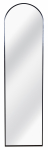 Peegel Domoletti Maxen, teisaldatav, 150 cm x 40 cm, must v.