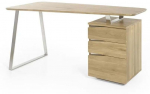 Kirjutuslaud sahtlitega MC Akcent Tori 40324AZ2, 150 cm x 67 cm, 75 cm, tamm v.