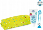 Hambapasta koos hambaharjaga Chicco Tiger Travel set, maasika maitse, 50 ml