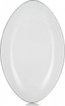 Taldrik serveerimine Revol Equinoxe, 35 cm x 22 cm x 4 cm, valge v.