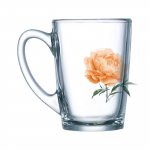 Tass Luminarc New Morning, l&auml;bipaistev/roheline/oranž, 0.320 l