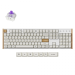 Juhtmevaba m&auml;nguklaviatuur Keychron K10 HE Special Edition Wireless K10H-Q1 Gateron Double-Rail Magnetic Nebula, Inglise (US), valge v.