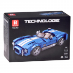 Konstruktor, auto Technologie ZA5792, 312 tk, sinine