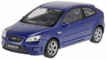 M&auml;nguauto Welly Ford Focus ST, 1:34, sinine