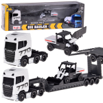 Auto vedaja Maisto Scania 770S, 1:64, valge/must