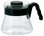 Kohvikann Hario V60 VCS-02B, 0.7 l, l&auml;bipaistev v./must v.