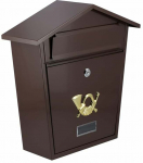 Postkast Vorel 78582, pruun v., 10.5 cm x 32 cm x 38 cm