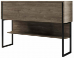 Konsoollaud Kalune Design Luxe, must v./p&auml;hklipuu v., 30 cm x 120 cm x 80 cm