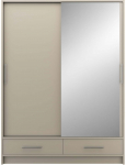 Riidekapp Estantte II With Mirror, ka&scaron;miir v., 60 cm x 150 cm x 200 cm, peegliga