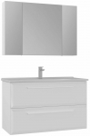 Vannitoa m&ouml;&ouml;bli komplekt Kalune Design Nuvola, valge v., 50 cm x 100 cm x 62 cm