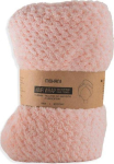 Juukser&auml;tik sauna Mohani Hair Wraps, heleroosa v., 65 cm x 22.5 cm