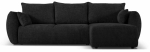 Nurgadiivan - voodi Cosmopolitan Design Matera, antratsiit v., parem, 173 x 253 cm x 86 cm