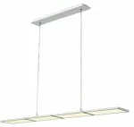 Valgusti rippuv CristalRecord New Or White 99-884-60-100, LED, 3000 &deg;K, 4 x 60 W, valge v. / valge v.