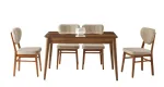 S&ouml;&ouml;gilaud pikendatav Kalune Design Lotus 1123, p&auml;hklipuu v., 130 - 165 cm x 80 cm x 75 cm