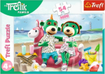 Pusle Trefl The Trefliks' Happy World 3, 13 cm x 20 cm, 54 tk, mitmev&auml;rviline
