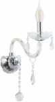 Valgusti seinale Candellux Lighting Cristallo 21-30252, E14, 1 x 40 W, l&auml;bipaistev v. / h&otilde;be v.