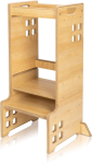 Kahjustatud pakendiga toode. Montessori torn Lionelo Cass, puit, pruun v., 88 cm x 57.8 cm x 39.9 cm