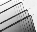 Plaat, 25 cm x 50 cm x 0.4 cm