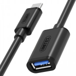 Adapter Unitek USB-C to USB Y-C476BK USB 3.0 A female, USB 3.0 male, 0.15 m, must v.
