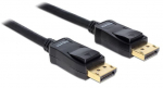 Juhe Delock Displayport to Displayport Display port male, Display port male, 3 m, must v.