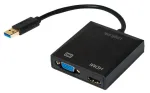 Adapter Logilink USB 3.0, VGA / HDMI, must v.