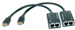 Pikendusjuhe Techly HDMI Extender by Cat 5e/6, must v.