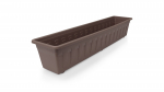 Lillekast Plastkon Garden 41105611, plastik, 78 cm x 17 cm, &Oslash; 78 cm, tumepruun v.