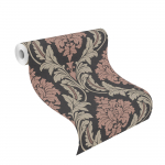 Tapeet Rasch GLAM 541656, vin&uuml;&uuml;l, must/punane/liivakarva pruun