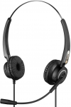 Juhtmega k&otilde;rvaklapid Sandberg USB Office Headset Pro Stereo, must v.