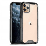 Telefoni &uuml;mbris Mocco Acrylic Air For Apple iPhone 11, Apple iPhone 11 Pro, l&auml;bipaistev v./must v.