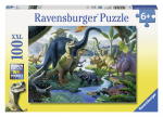 Pusle Ravensburger Land Of The Giants Dinosaurs, 49 cm x 36 cm, 100 tk