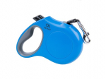 Automaatne jalutusrihm Amiplay Retractable Leash Infini, sinine/must, 5 m