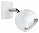 Valgusti seinale Sollux Oculare 20598, GU10, 1 x 40 W, valge v.
