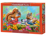 Pusle Castorland Squirrels Snack Time 500 el. B-53612, 33 cm x 47 cm, 500 tk, mitmev&auml;rviline