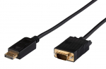 Kaabel MicroConnect Displayport, VGA, 2 m, must