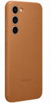 Telefoni &uuml;mbris Samsung Leather Cover, Samsung Galaxy S23 Plus/Samsung Galaxy S23 Plus 5G, pruun v.