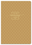 Vihik Lastva Gold Style, jooneline, A5, 52 lehte