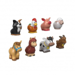 Kujukeste komplekt, farm Mattel Fisher Price Little People GFL21, 8 tk, mitmev&auml;rviline