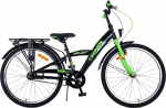 Laste jalgratas, linna- Volare Thombike, must/roheline, 24"