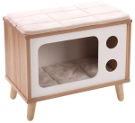 Kassimaja Flamingo Fino TV, pruun v./valge v., 50 cm x 29 cm