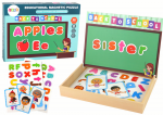 Hariduslik lugemise komplekt Lean Toys Magnetic Puzzle Back To School, 20 cm, mitmev&auml;rviline
