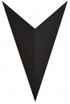 Valgusti seinale Emibig Form 4, G9, 1 x 8 W, must v.