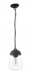 Rippuv t&auml;navavalgusti CristalRecord Nera, E27, IP44, must, 15 cm x 30 - 80 cm