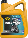 Mootori&otilde;li Kroon Oil Poly Tech 5W - 30, s&uuml;nteetiline, 5 l