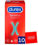 Kondoomid Durex Sensitive Slim Fit, 10 tk