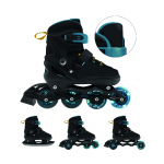 Rulluisud Spokey Quattro 4in1, sinine v./must v., 34-37