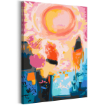 Maalimine numbrite j&auml;rgi Artgeist Dreamlike Sunset MA_0728, mitmev&auml;rviline, 40 x 60 cm