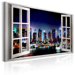 Reproduktsioon Artgeist Window: View of New York KR33, 30 cm x 20 cm